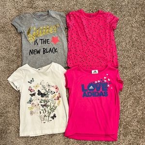4 T-shirt’s 4T bundle adidas girls